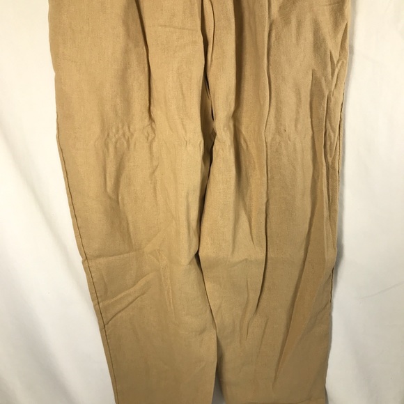 Who What Wear Mid Rise Ankle Tapered Trousers Tan Size Med Inseam 27 Women's NWT - Picture 4 of 8